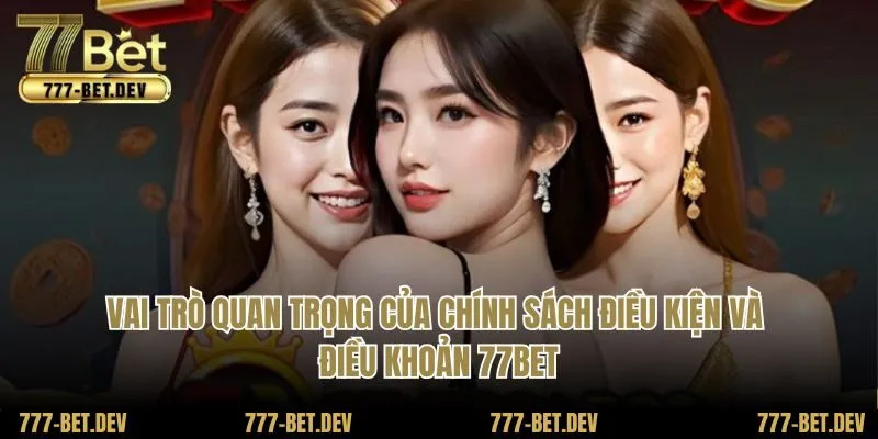 Vai trò quan trọng của chính sách điều kiện và điều khoản 77Bet